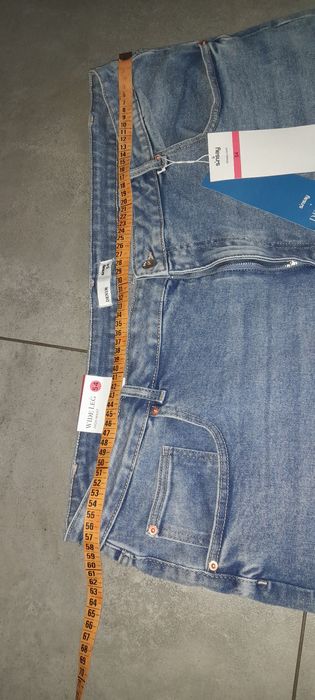 Spodnie jeansowe duże rozmiar 54
