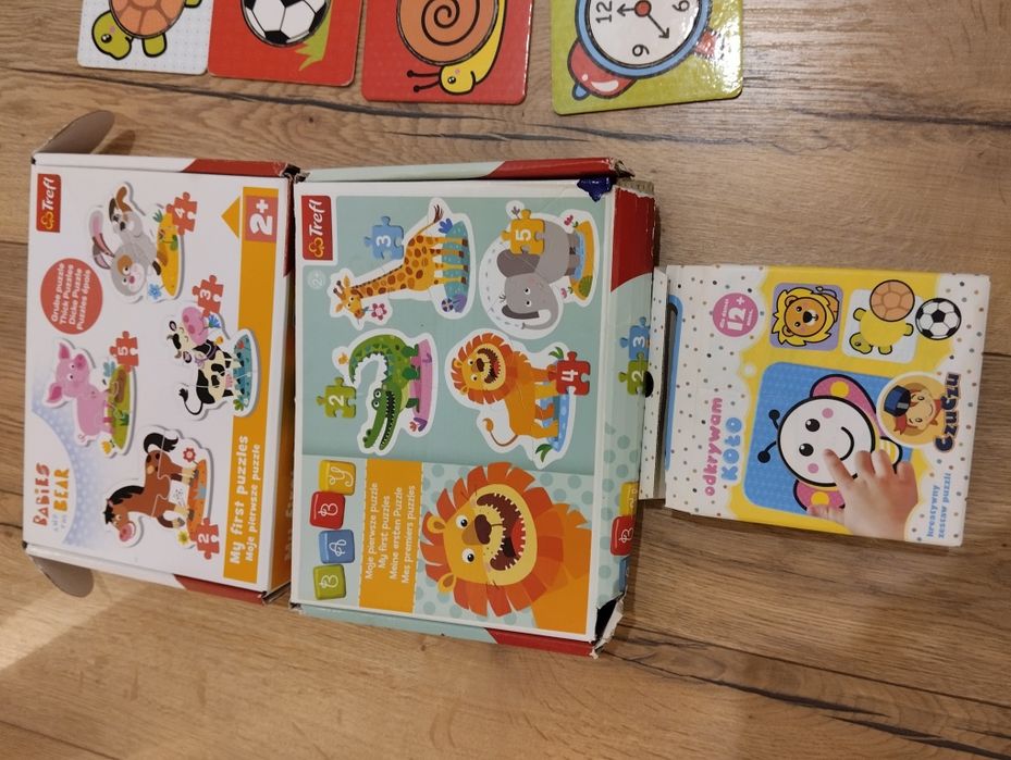 Zestaw puzzli dla maluszka 12 mies+
