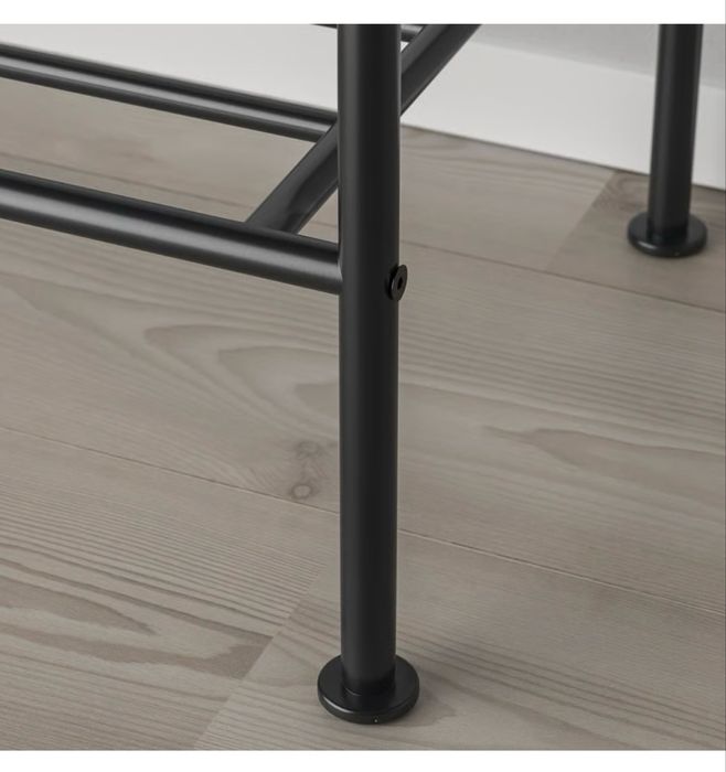 Suporte p/cabides c/arrum p/sapatos, antracite, 90x36x175 cm