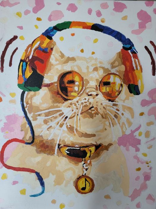 Картини котиків намальовані (за номерами)