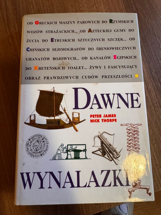 Książka Dawne wynalazki Pater James Nick Thorpe