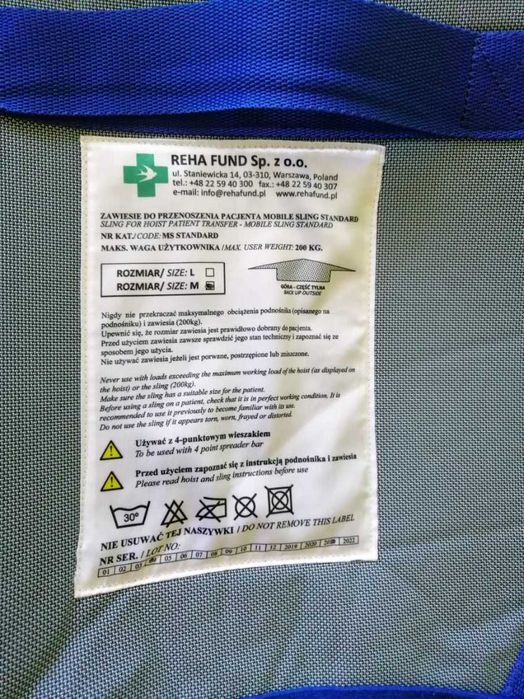 Podnośnik MOBILE LIFT 135 z siedziskiem REHA FUND