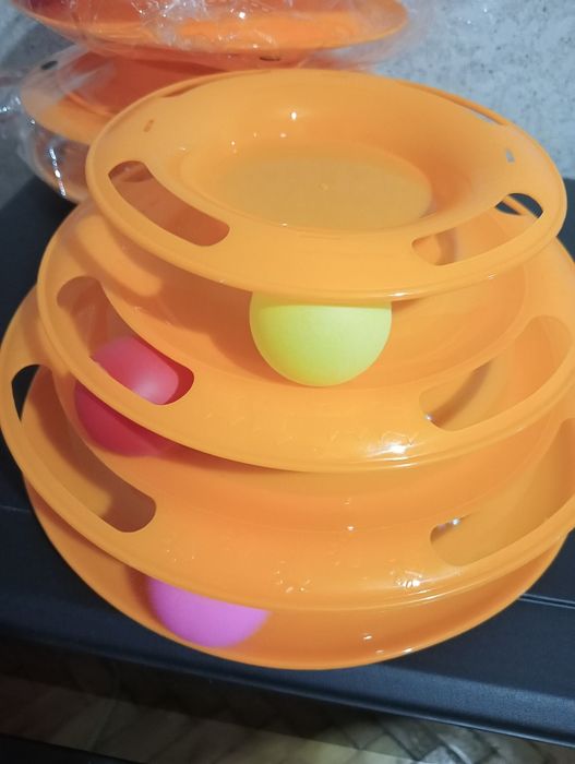 Пирамида, игрушки для котиков