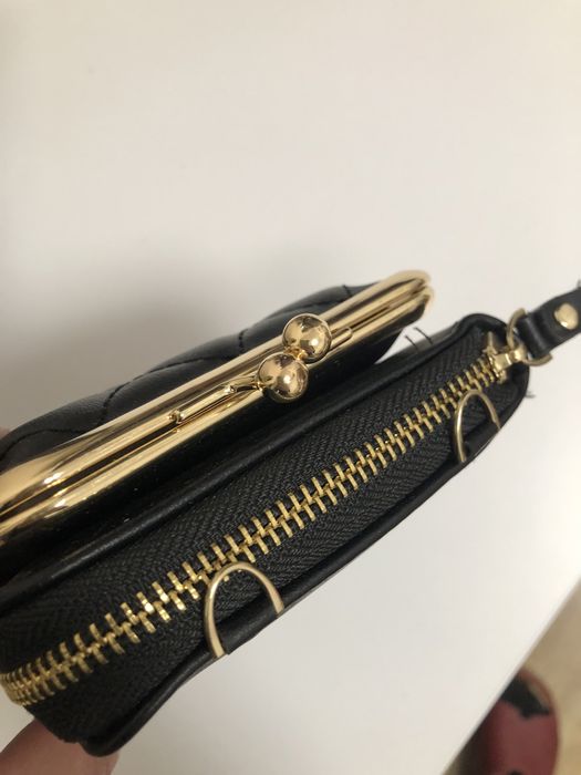 Portfel z etui na okulary na ramię