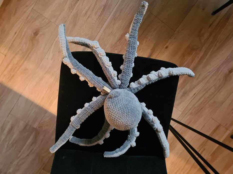 Ośmiornica na szydełku duża handmade ręcznie robiona hand made