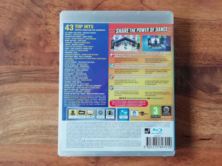 Just Dance 2016 PS3