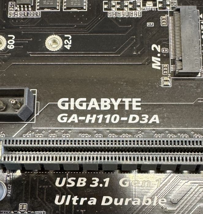 Материнська / материнская плата socket 1151 Gigabyte GA-H110-D3A