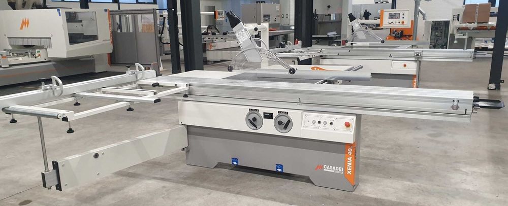 Piła formatowa XENIA 50/4 wózek 3200 producent SCMGroup wersja CASADEI