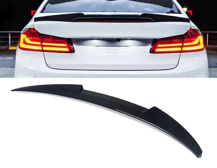 SPOJLER Lotka Dla BMW G30 ALA M4 Style SPOILER KLAPY Czarny połysk