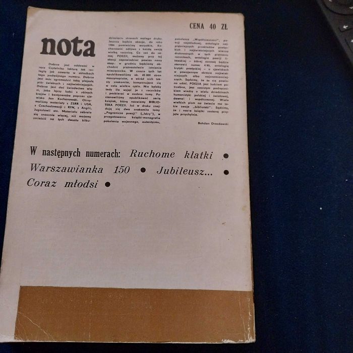 Miesięcznik Poezja 8/9 z 1980 r