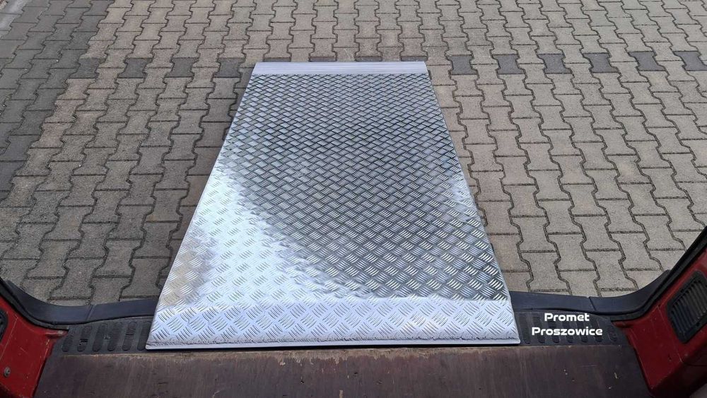 Rampa Aluminiowa 225cm x 100cm mocna - Najazd Podjazd Platforma