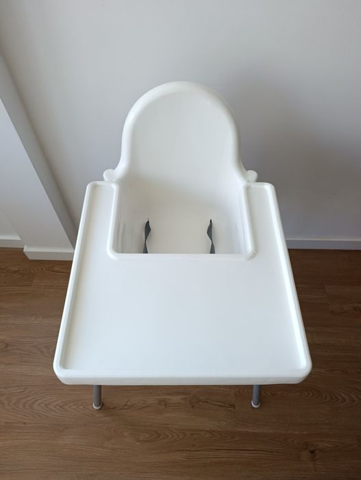 Cadeira bebé IKEA ANTILOP - Cadeira alta com tabuleiro, branco
Ca