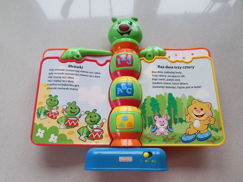 Fisher Price książeczka z piosenkami rymowanka
