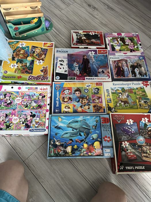 Puzzle zestaw 10 sztuk