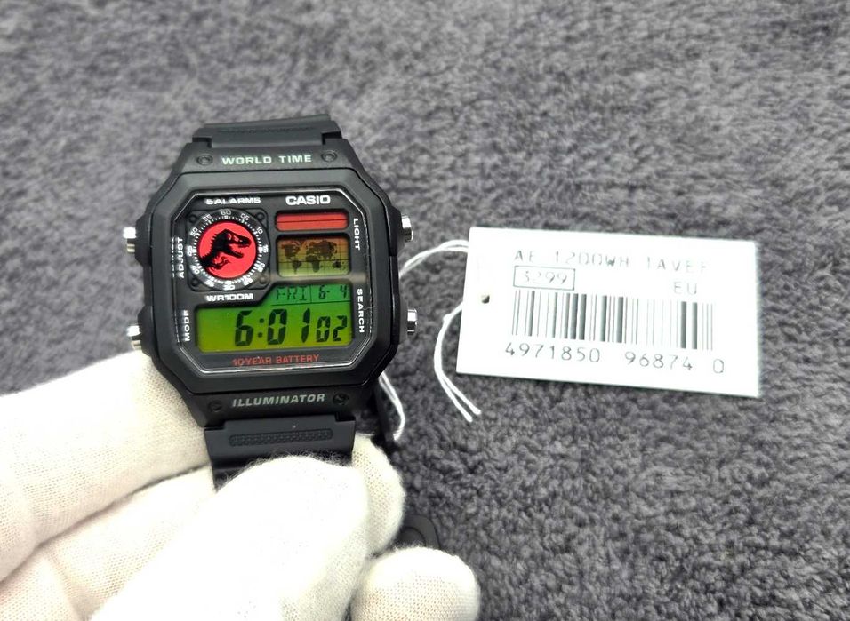 Casio Royale JURASSIC GRADIENT MOD AE-1200WH – Nowy Unikat