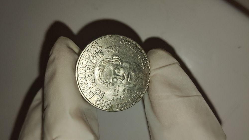 Moeda ano internacional do Deficiente '81