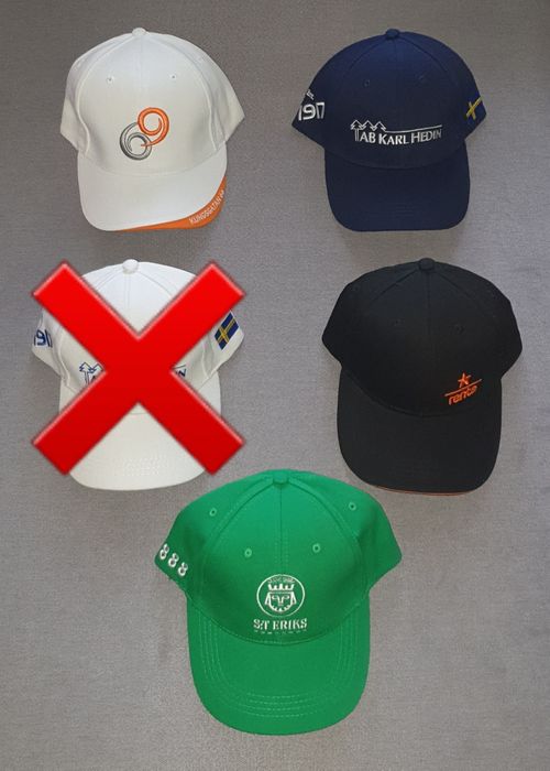 Zestaw 4 czapek z daszkiem