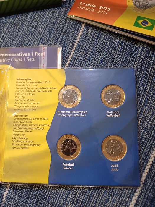 Moedas RARAS Olimpíadas Rio 2016
