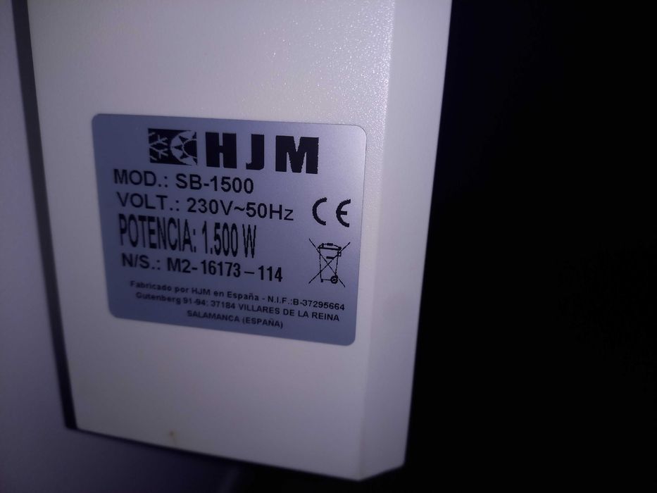 Radiador eléctrico HJM - Modelo SB1500