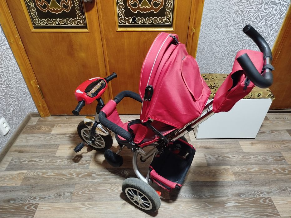 Велосипед детский с ручкой