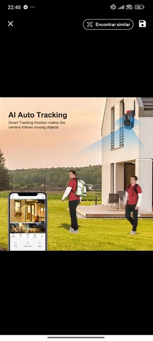 Câmara de vigilância WiFi/TOP