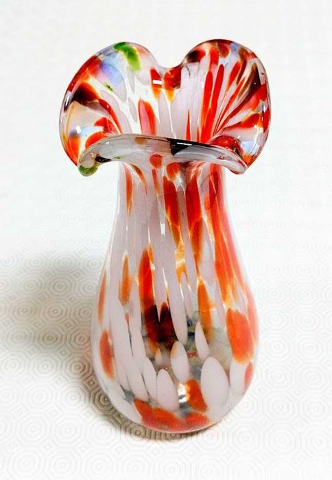 Jarra multicolor em vidro de Murano Itália