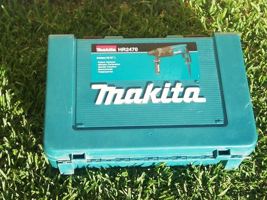 makita mini martelo eletrico com varias brocas escopalo e ponteiro