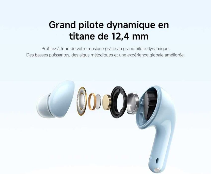 Słuchawki dokanałowe Xiaomi Redmi Buds 6 Lite ANC czarne