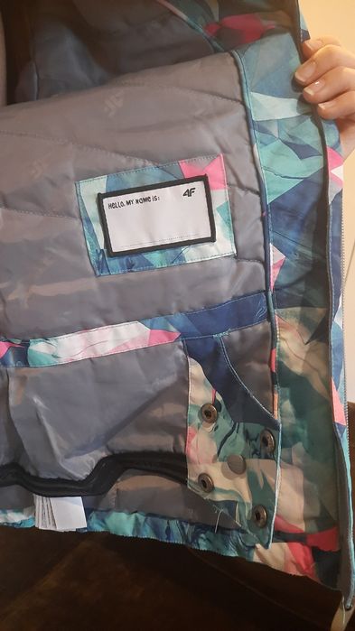 Kurtka narciarska dziecięca 4F Neo Dry Membrana 5000, rozmiar 152