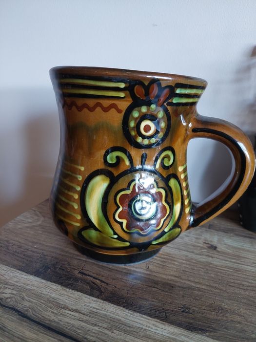 Майоліка, кухоль, васильківська майоліка