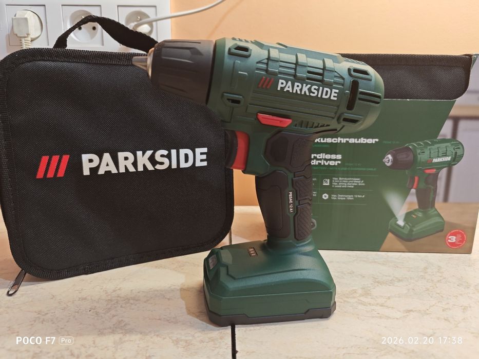 NOWA wiertarko wkrętarka akumulatorowa Parkside pbsae 12 a1 GWARANCJA