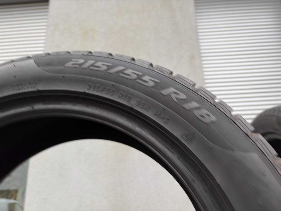 x4 zima 215/55R18 Pirelli 7mm 2025r! Poleasingowe zdjęte z felg  ZN333