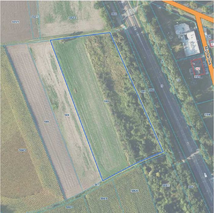 Działka na cele mieszkalne lub usługowe Rawicz (Folwark) 9908 m2