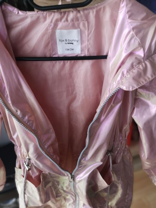 Parka dziewczęca lekka r. 134