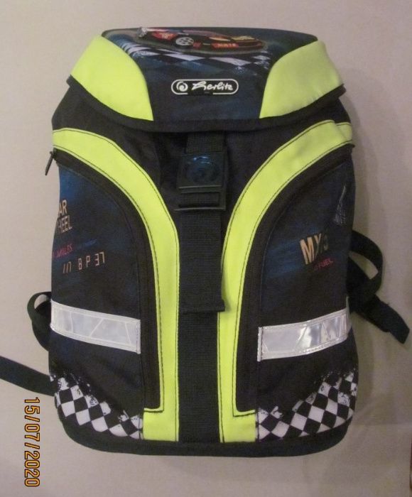 Ранец Herlitz Motion Plus Super Racer+спортивная сумка+пенал