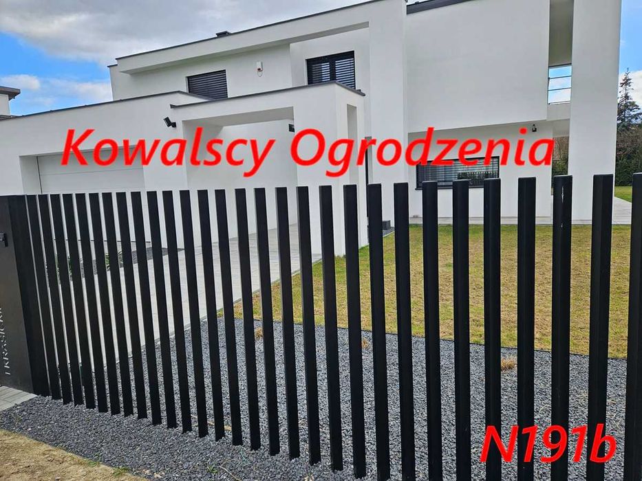 Ogrodzenia frontowe Grzebieniowe Palisadowe Żaluzjowe na Wymiar Montaż