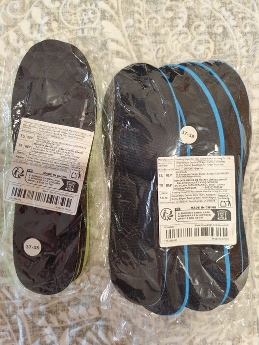 Conjunto palmilhas 37-38