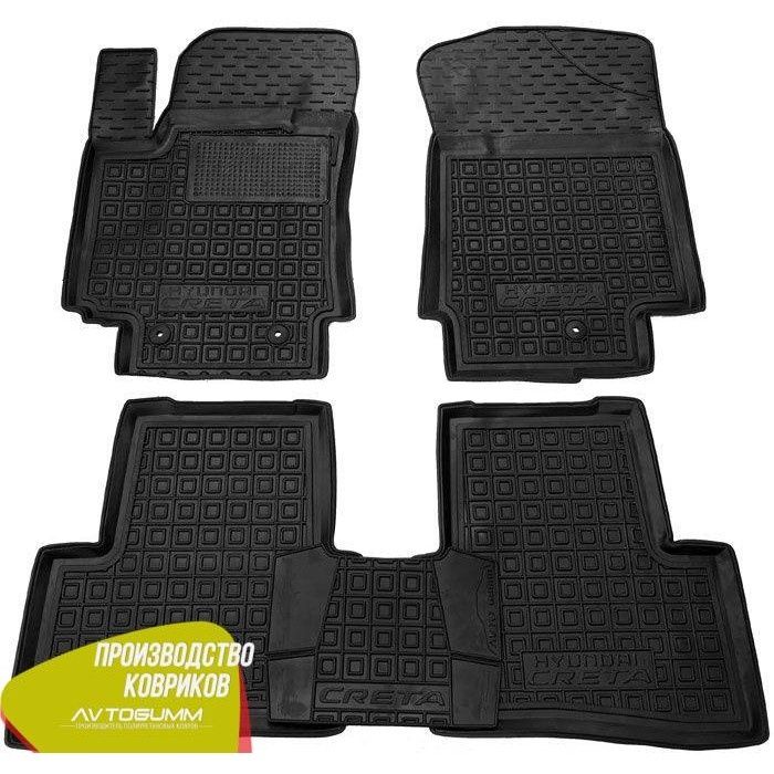 Авто коврики в салон Hyundai Accent 2017+ Creta 2016+ GETZ 2002+