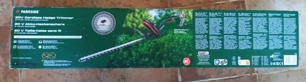 Corta sebes a bateria Parkside 20V
