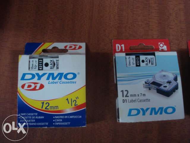 Fitas Dymo D1 para maquina dymo