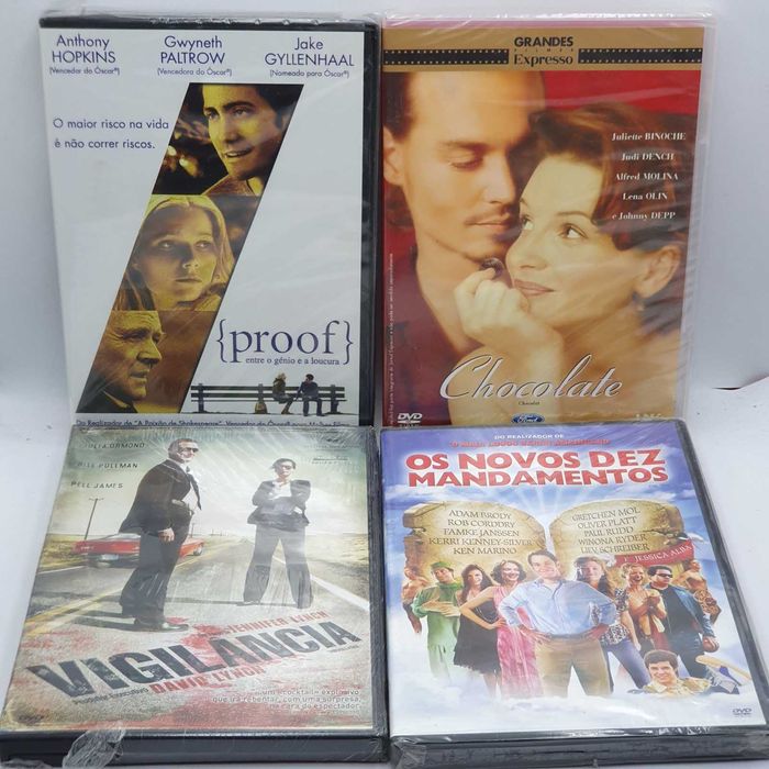Lote 5/1 - Pack de 18 Filmes Novos e Selados em DVD - Ref.VI