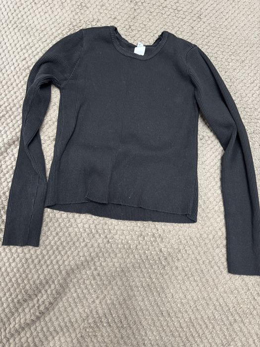 Вкорочена кофтинка в рубчик