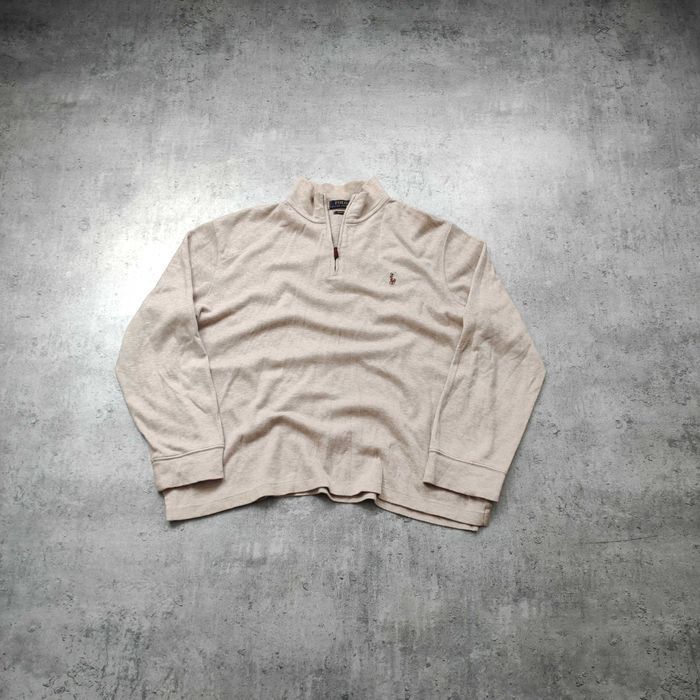 MĘSKA bluza PREMIUM Sweter Stójka Elegancka Bawełna Ralph Lauren Haft