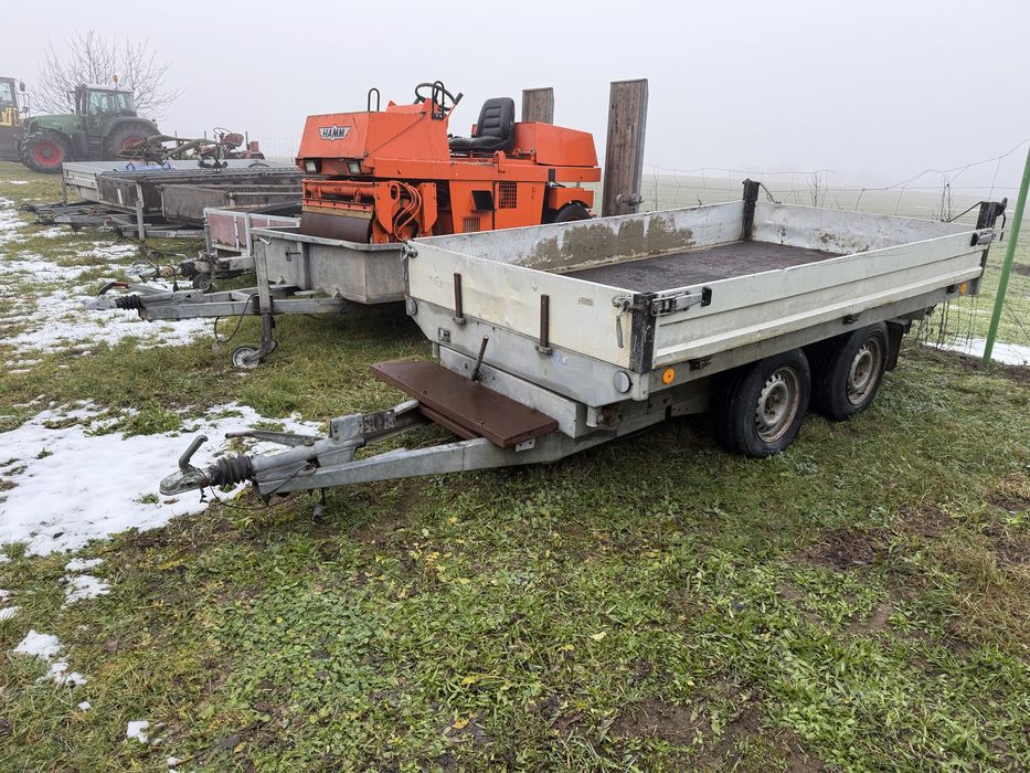 Przyczepka samochodowa kiper do koni Polecam