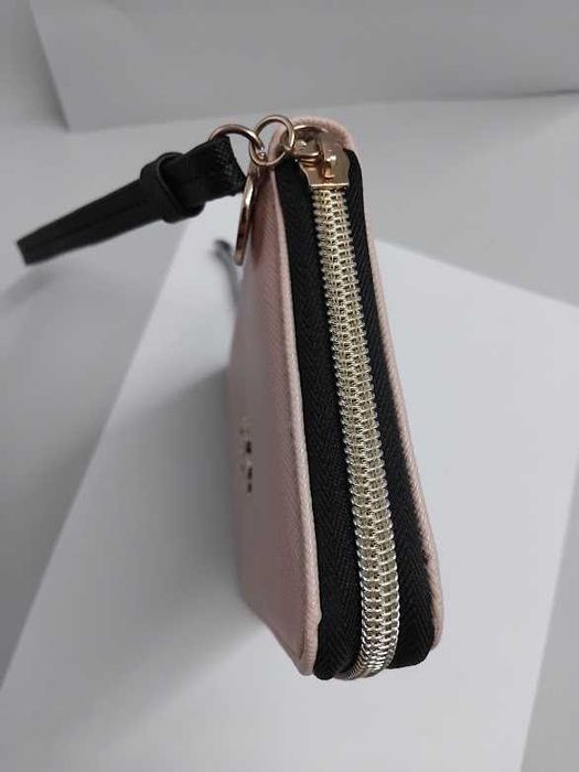Elegante bolsa para telemóvel cor nude excelente qualidade