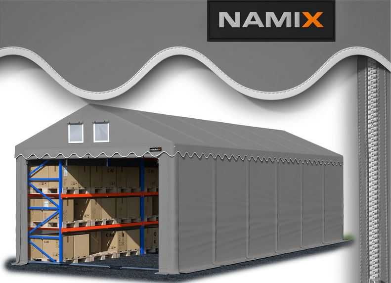 Namiot PRESTIGE 8x12-2,6m przemysłowy magazynowy MOCNY PVC 560g