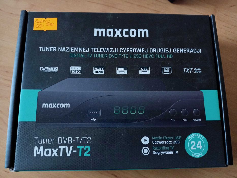 Dekoder tuner DVB-T/T2 Maxcom