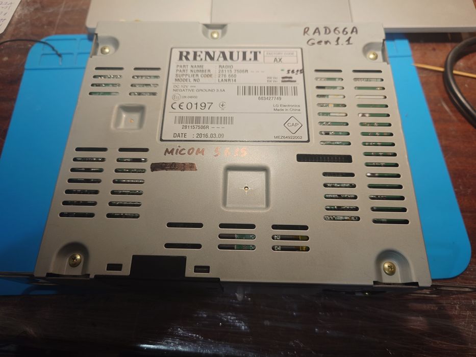 Блок мультимедіа Renault  R-Link 2, LANR14, AndroidAuto