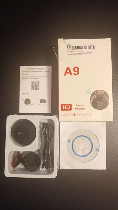 Mini Câmera WiFi A9 - Monitorização por Telemóvel