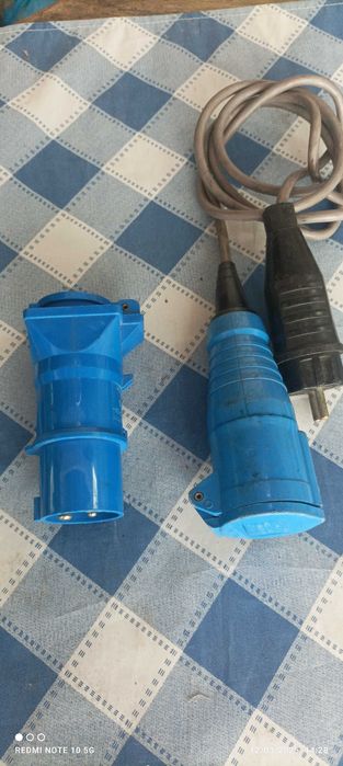 Extensão e Fichas CEE macho/Fêmea p/Caravan/Autocaravana/Barco